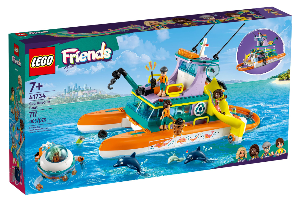 Конструктор Lego Friends Човен морської рятувальної бригади