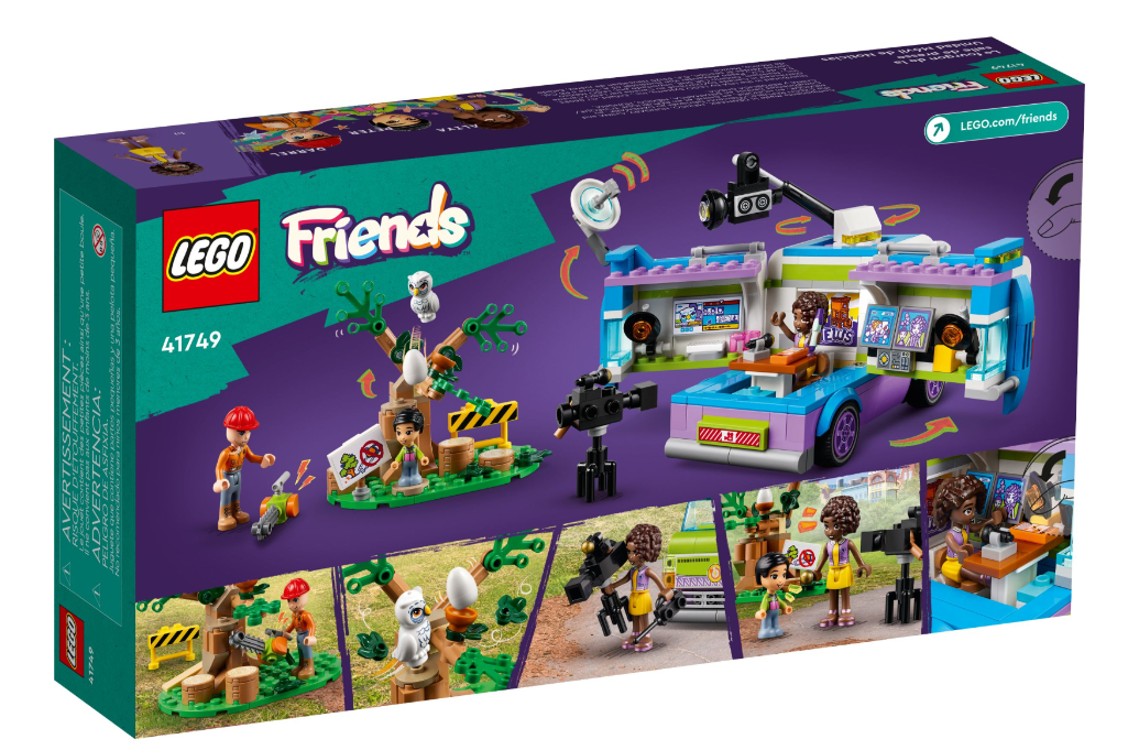 Конструктор Lego Friends Фургон редакції новин фото №8