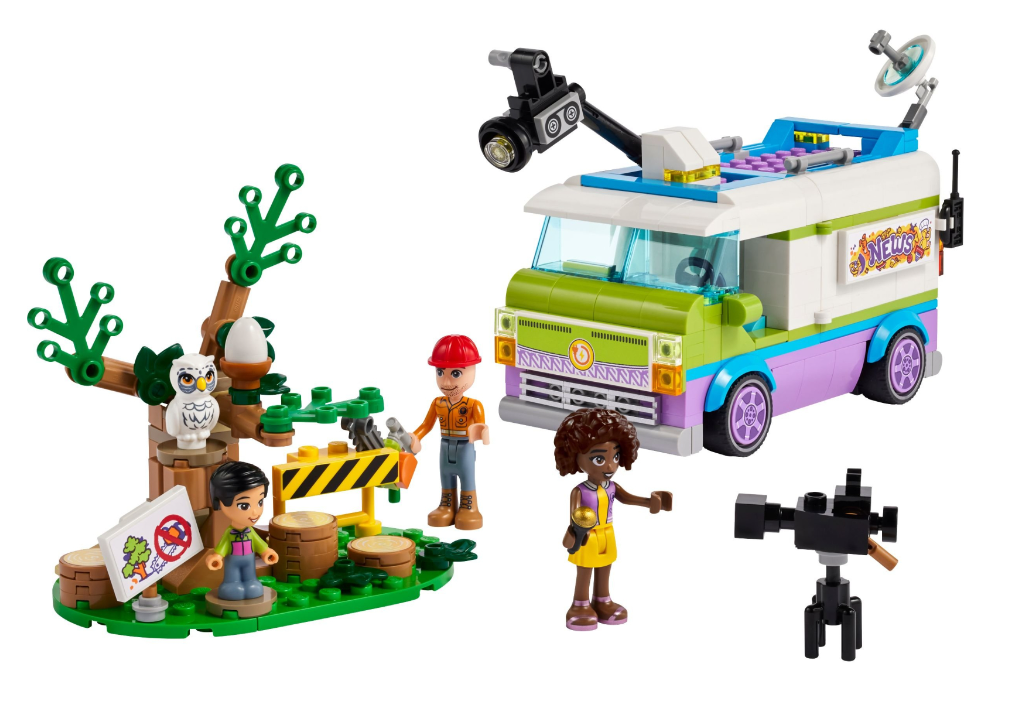 Конструктор Lego Friends Фургон редакції новин фото №7