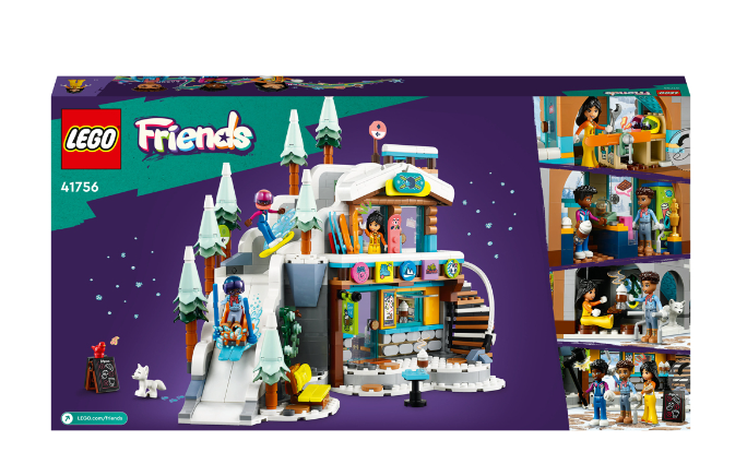 Конструктор Lego Friends Святкова гірськолижна траса й кафе фото №4