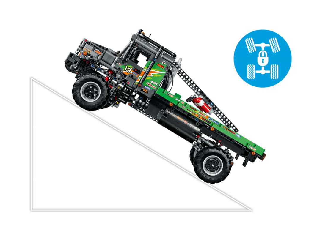 Конструктор Lego Technic Повнопривідна вантажівка для випробувань Mercedes-Benz Zetros фото №7