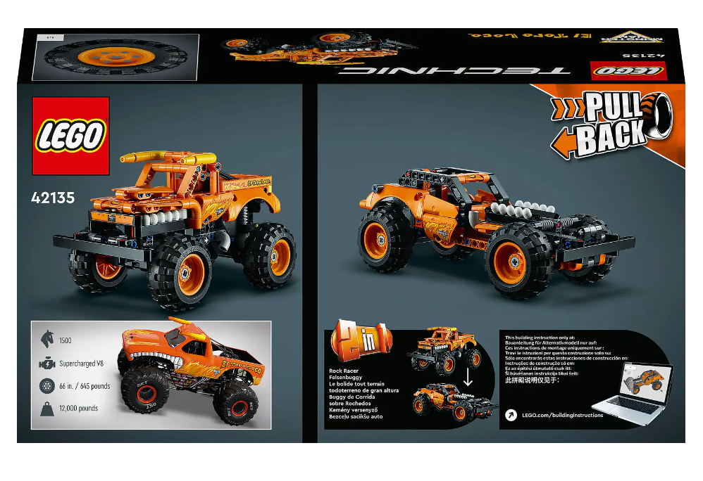 Конструктор Lego Technic Monster Jam™ El Toro Loco™ фото №8