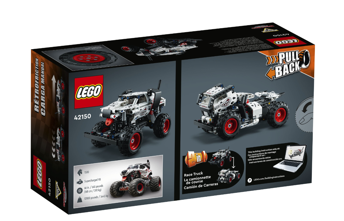 Конструктор Lego Technic Monster Jam™ Monster Mutt™ Dalmatian фото №7