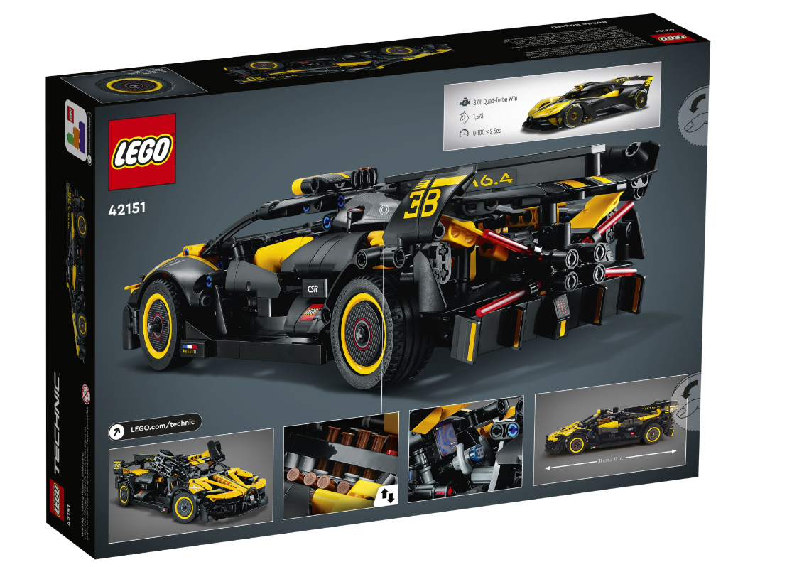 Конструктор Lego Technic Bugatti Bolide фото №7