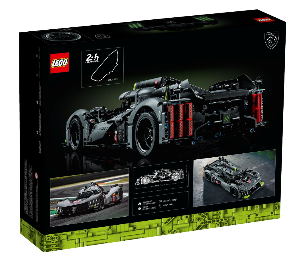 Конструктор Lego Technic PEUGEOT 9X8 24H Le Mans Hybrid фото №8