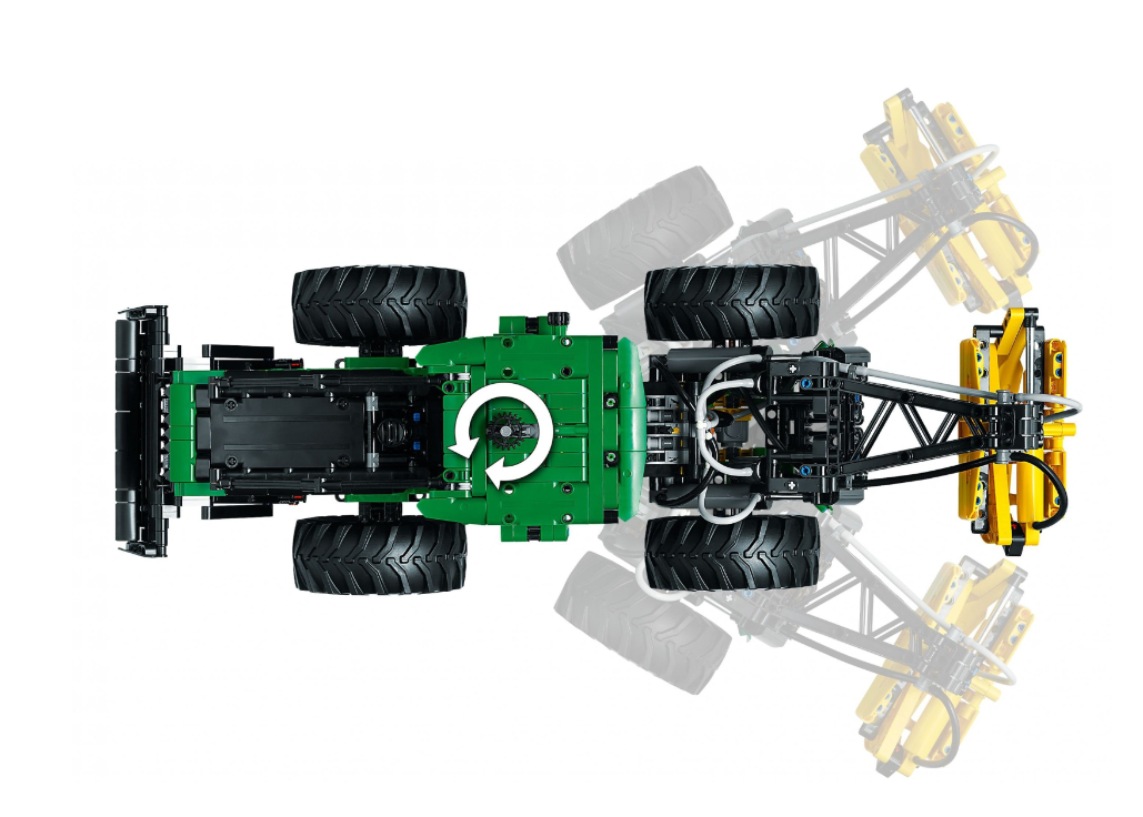 Конструктор Lego Technic Трелювальний трактор «John Deere» 948L-II фото №8