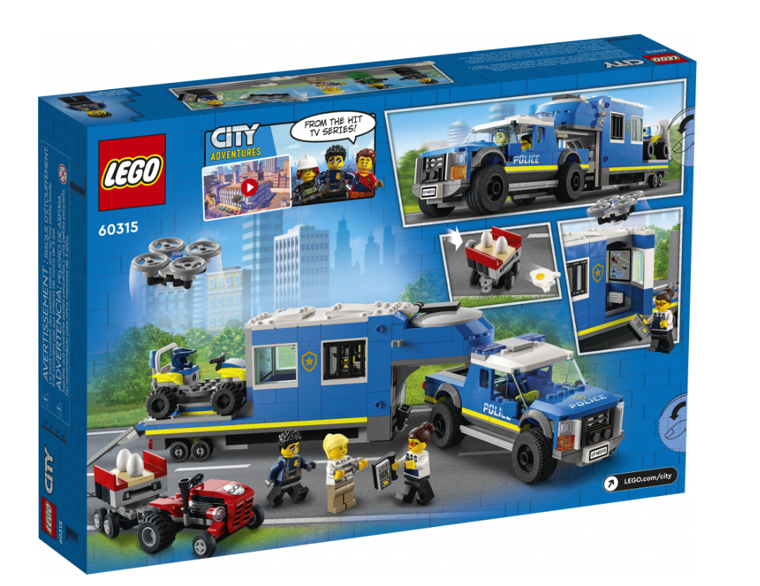 Конструктор Lego City Поліцейська вантажівка з мобільним центром керування фото №7