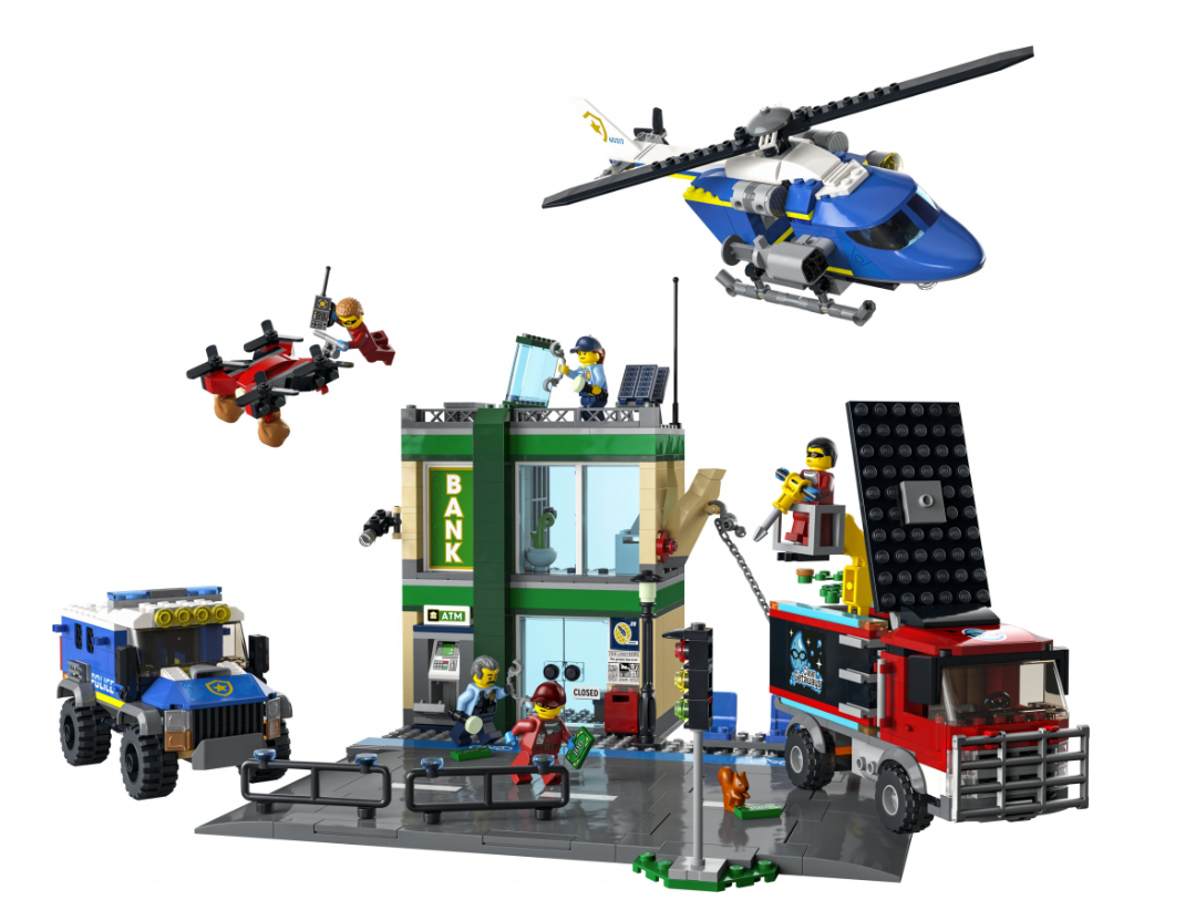 Конструктор Lego City Погоня поліції в банку фото №2