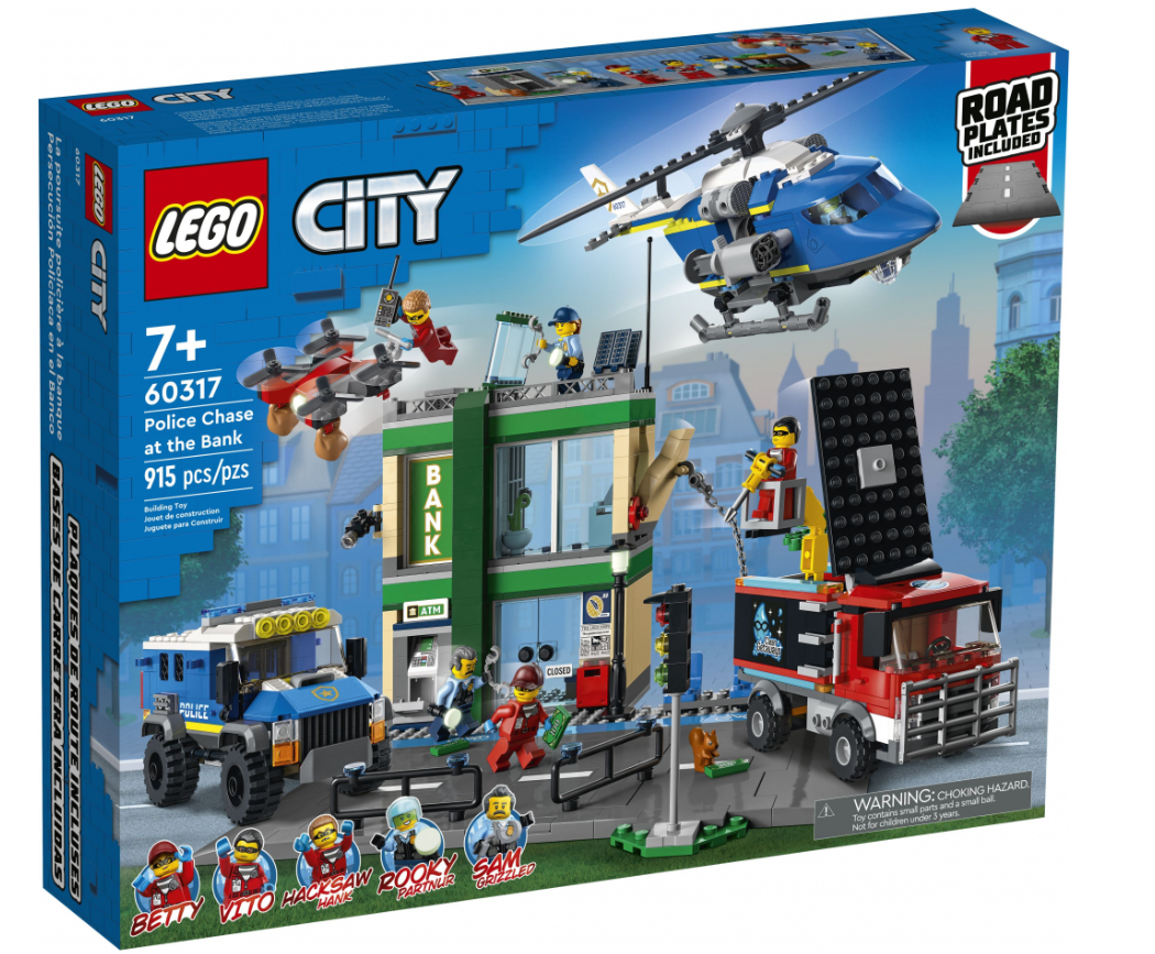 Конструктор Lego City Погоня поліції в банку