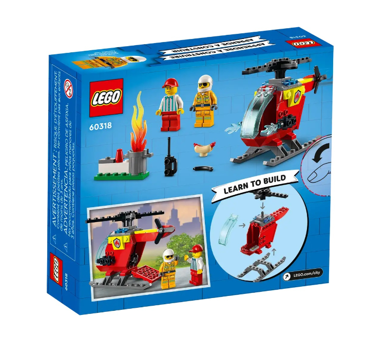 Конструктор Lego City Fire Пожежний гелікоптер фото №7