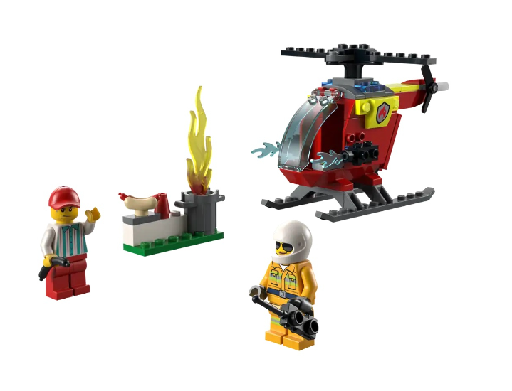 Конструктор Lego City Fire Пожежний гелікоптер фото №3