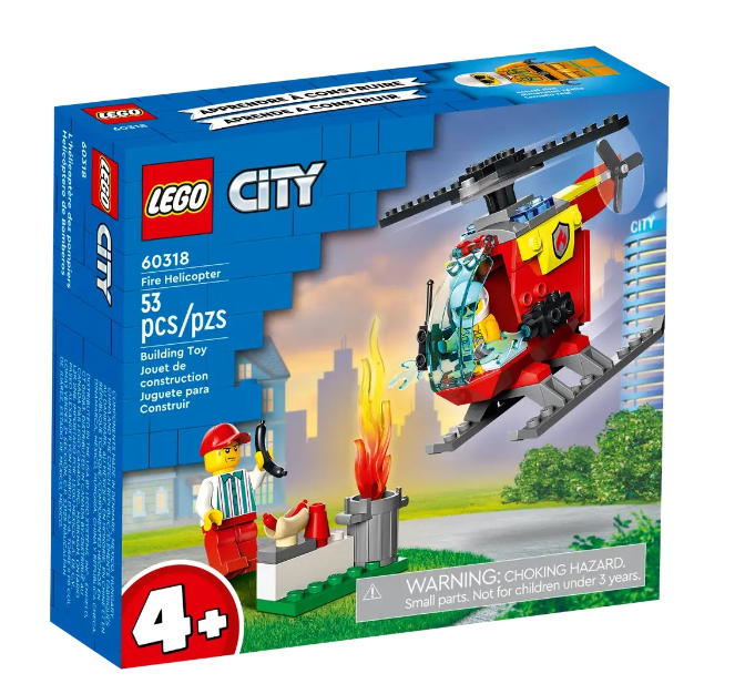Конструктор Lego City Fire Пожежний гелікоптер