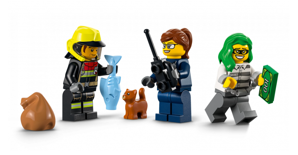 Конструктор Lego City Пожежна рятувальна служба і поліцейське переслідування фото №2
