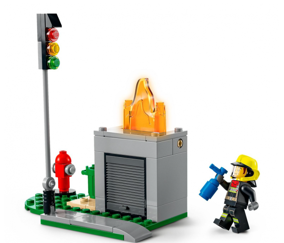 Конструктор Lego City Пожежна рятувальна служба і поліцейське переслідування фото №3