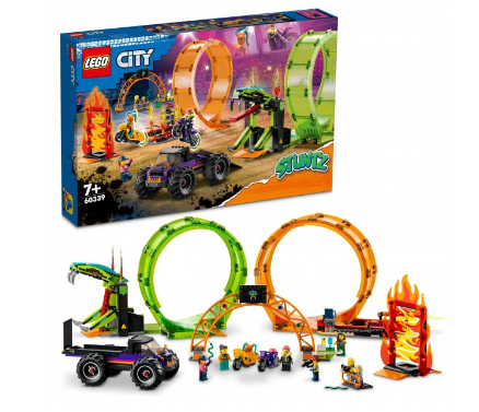 Конструктор Lego City Stuntz Подвійна петля каскадерської арени фото №2