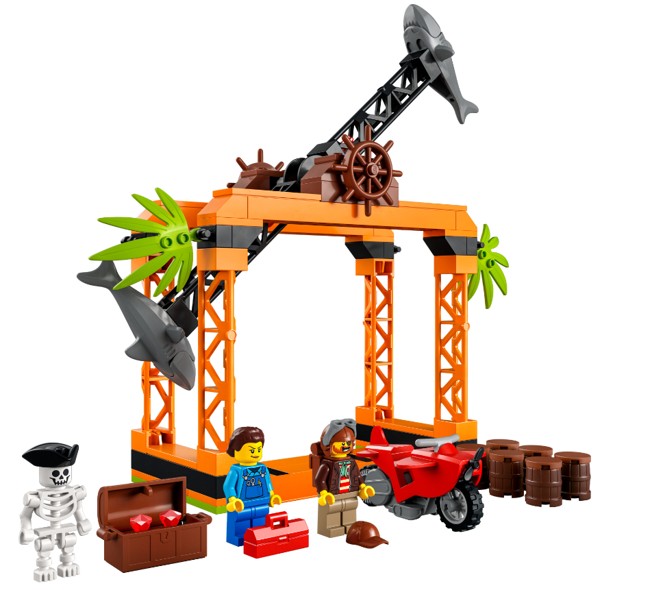 Конструктор Lego City Stuntz Каскадерське завдання «Напад Акули» фото №2