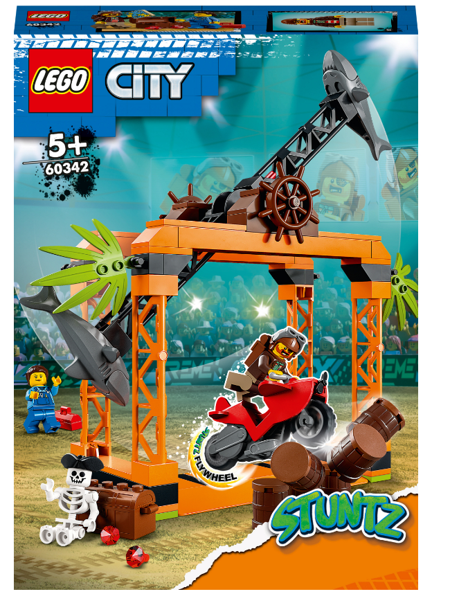 Конструктор Lego City Stuntz Каскадерське завдання «Напад Акули»