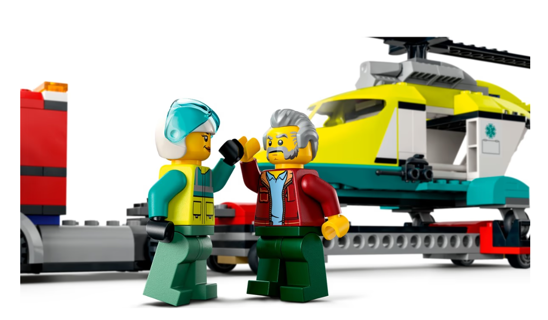 Конструктор Lego City Перевезення рятувального гелікоптера фото №4