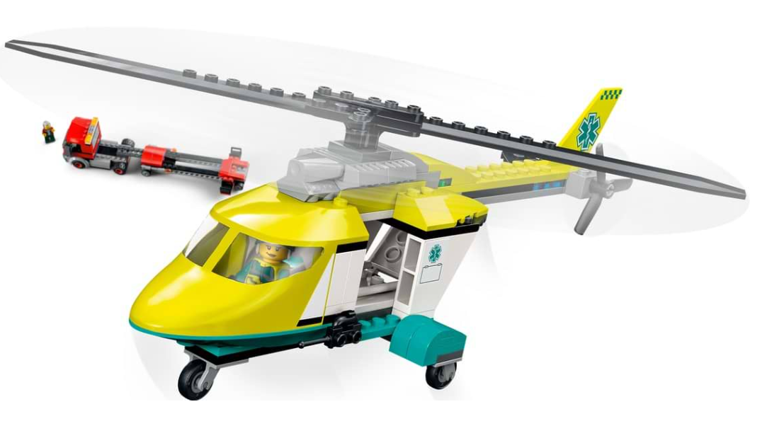 Конструктор Lego City Перевезення рятувального гелікоптера фото №5