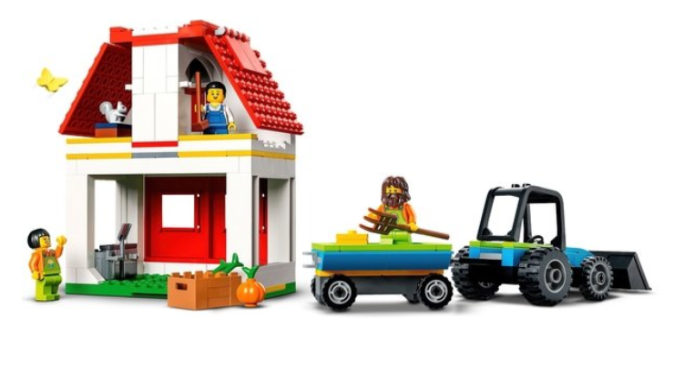 Конструктор Lego City Farm Тварини на фермі та у хліві фото №5