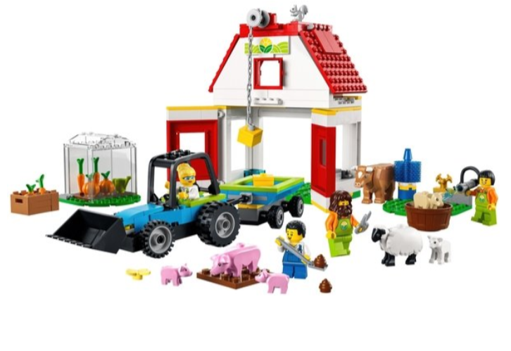 Конструктор Lego City Farm Тварини на фермі та у хліві фото №2