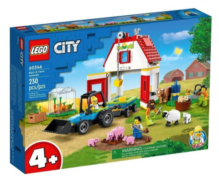 Конструктор Lego City Farm Тварини на фермі та у хліві