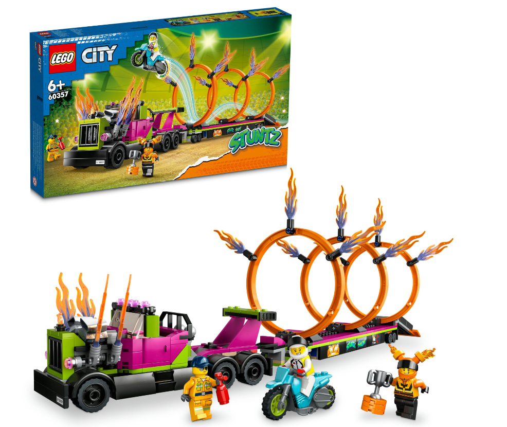 Конструктор Lego City Stuntz Завдання із каскадерською вантажівкою та вогняним колом фото №3