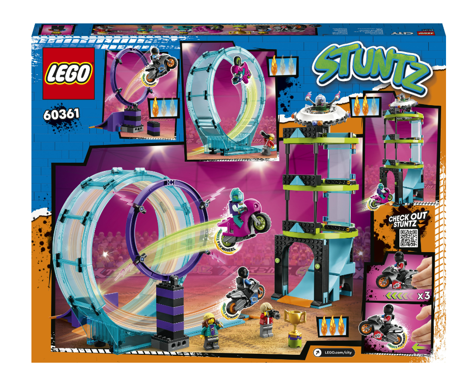 Конструктор Lego City Stuntz Неймовірне завдання для каскадерів фото №4