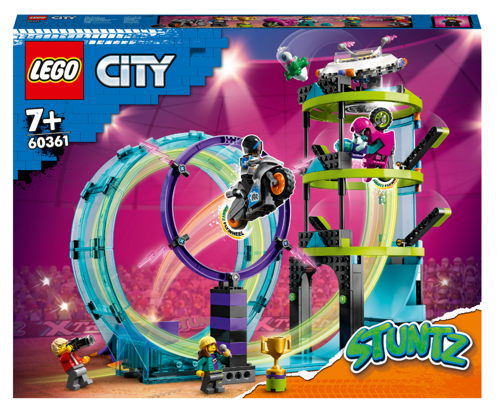 Конструктор Lego City Stuntz Неймовірне завдання для каскадерів