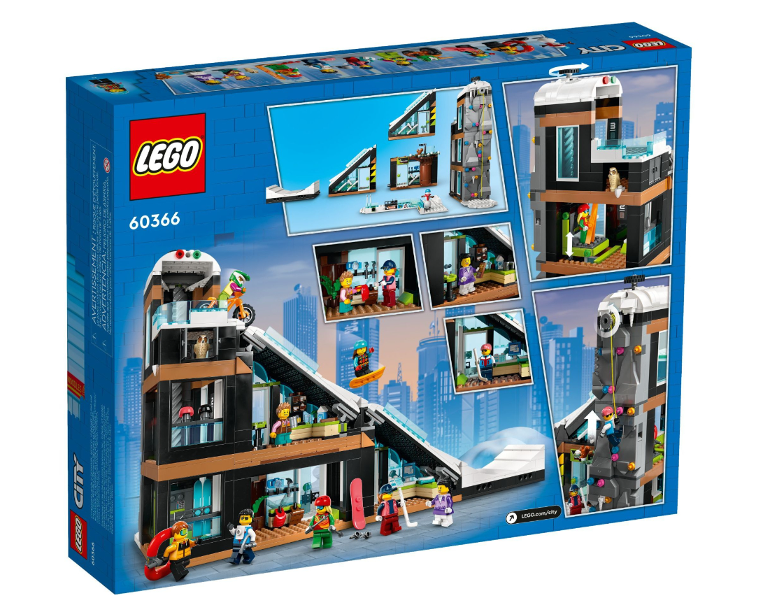 Конструктор Lego City Гірськолижний і скелелазний цент фото №5
