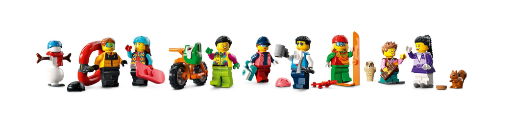 Конструктор Lego City Гірськолижний і скелелазний цент фото №4