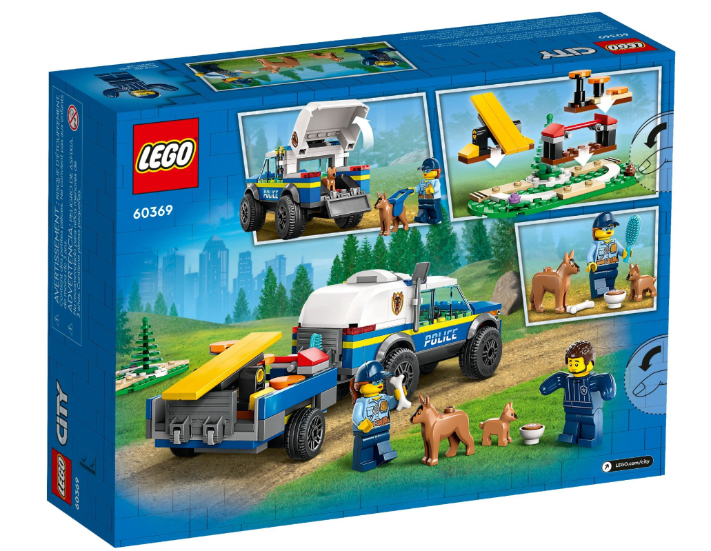 Конструктор Lego City Мобільний майданчик для дресирування поліцейських собак фото №8