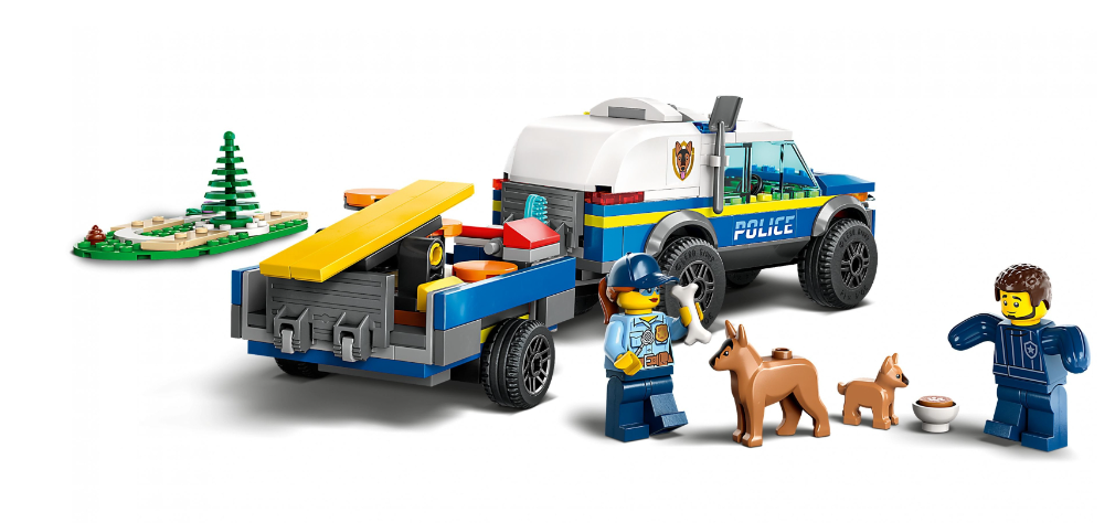 Конструктор Lego City Мобільний майданчик для дресирування поліцейських собак фото №6