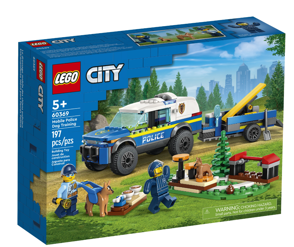 Конструктор Lego City Мобільний майданчик для дресирування поліцейських собак