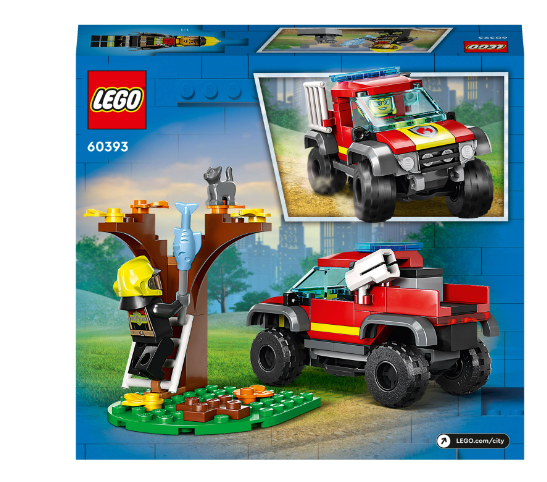 Конструктор Lego City Fire Пожежно-рятувальний позашляховик фото №8