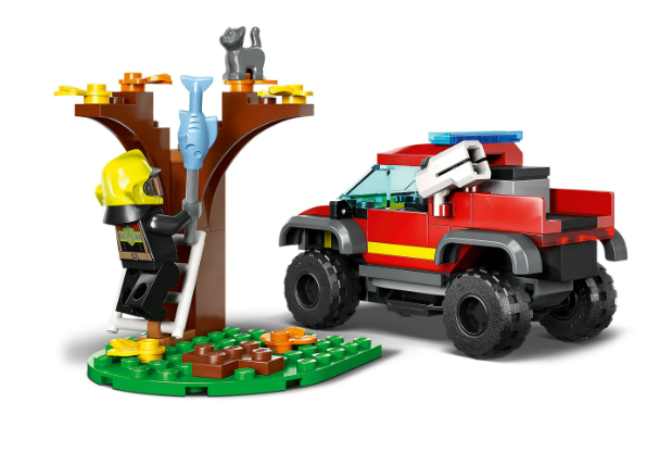 Конструктор Lego City Fire Пожежно-рятувальний позашляховик фото №5