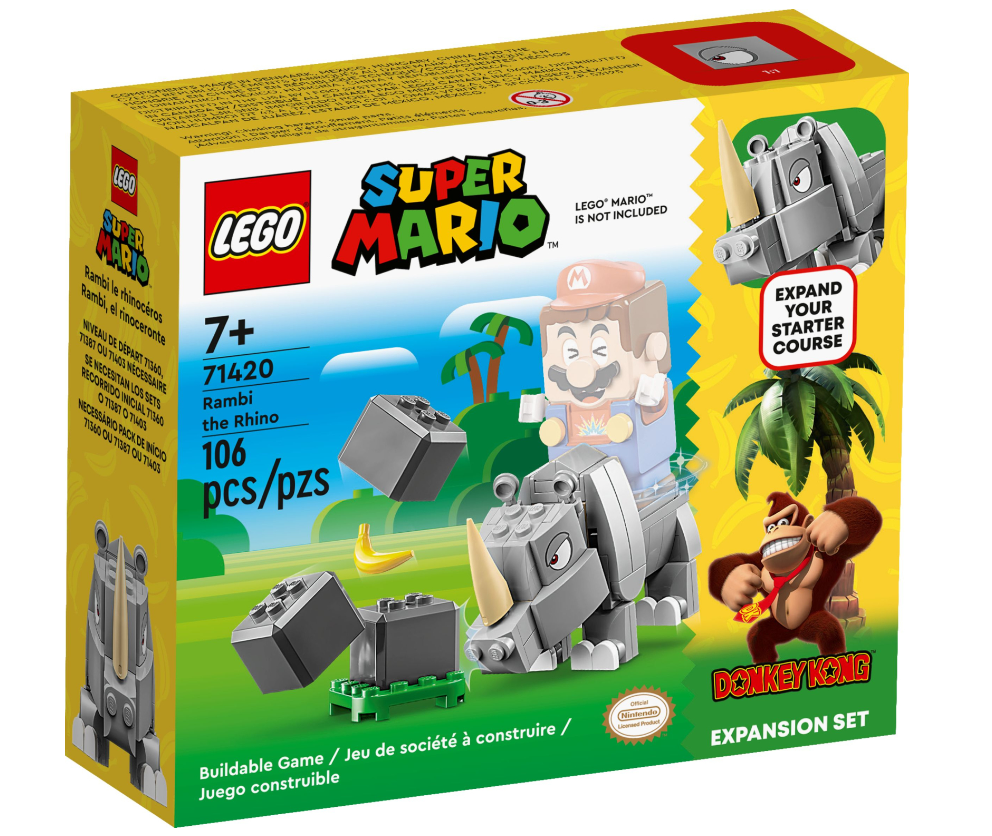 Конструктор Lego Super Mario Носоріг Рамбі. Додатковий набір