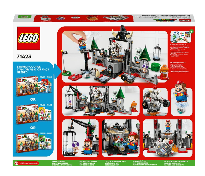 Конструктор Lego Super Mario Битва у замку Драй Боузера. Додатковий набір фото №4