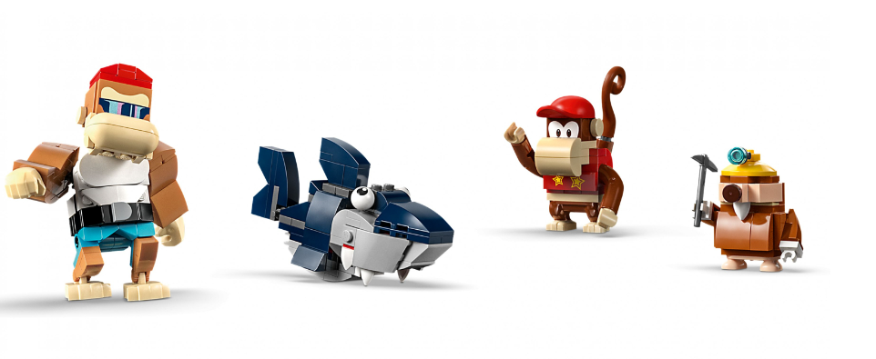 Конструктор Lego Super Mario Поїздка у вагонетці Дідді Конґа. Додатковий набір фото №8