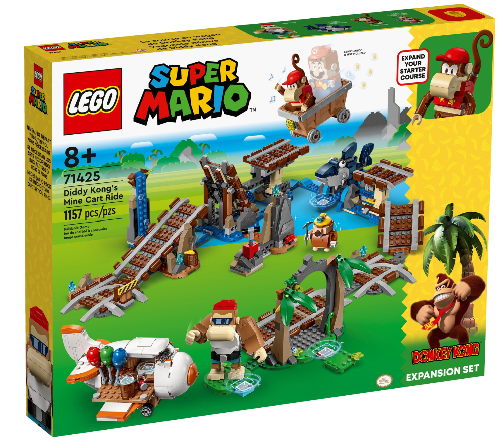 Конструктор Lego Super Mario Поїздка у вагонетці Дідді Конґа. Додатковий набір