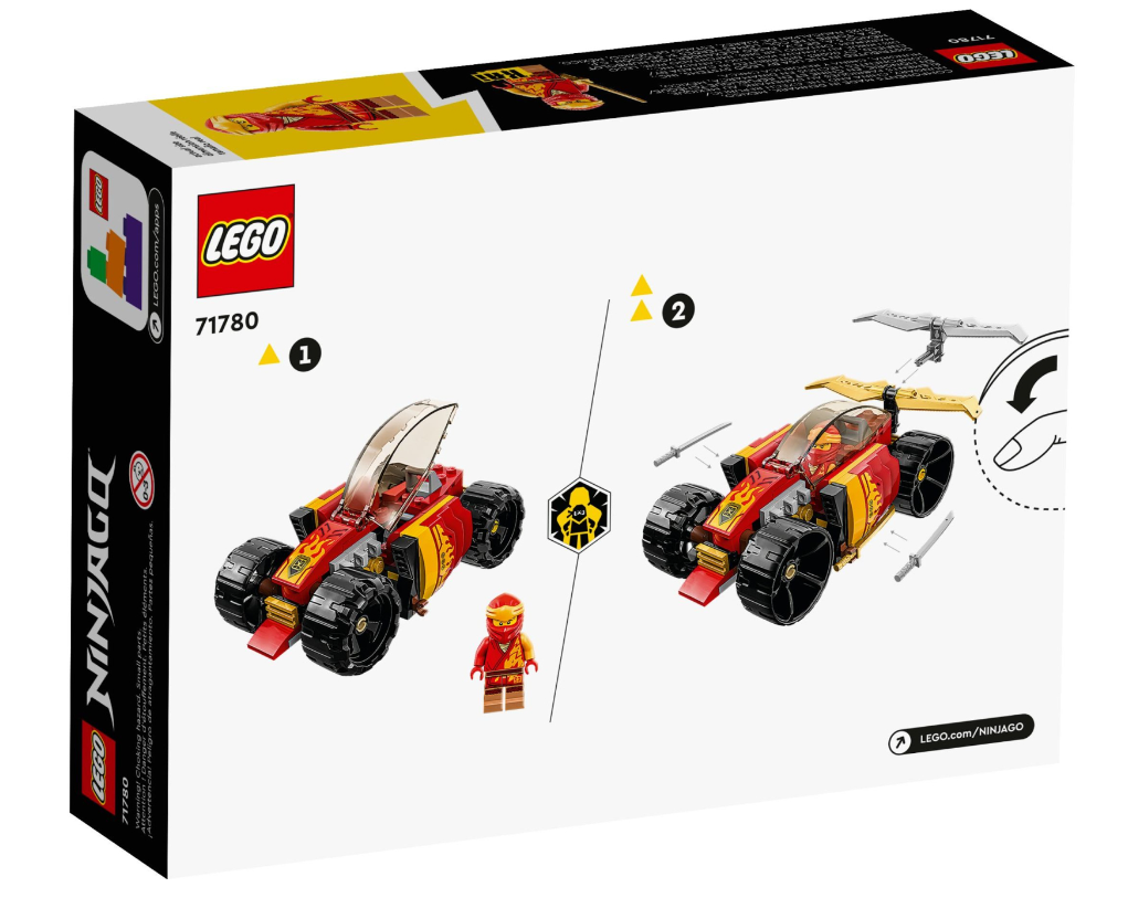 Конструктор Lego Ninjago Гоночний автомобіль ніндзя Кая EVO фото №5