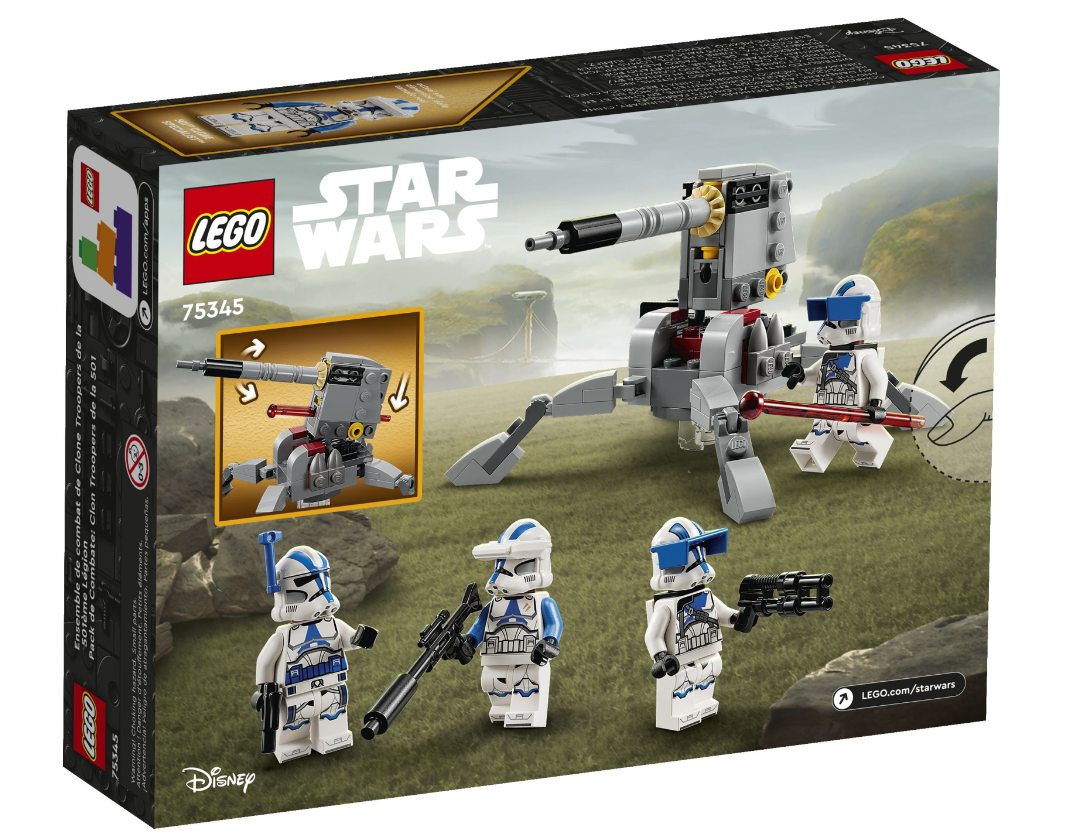 Конструктор Lego Star Wars TM Бойовий загін бійців-клонів 501-го легіону фото №5