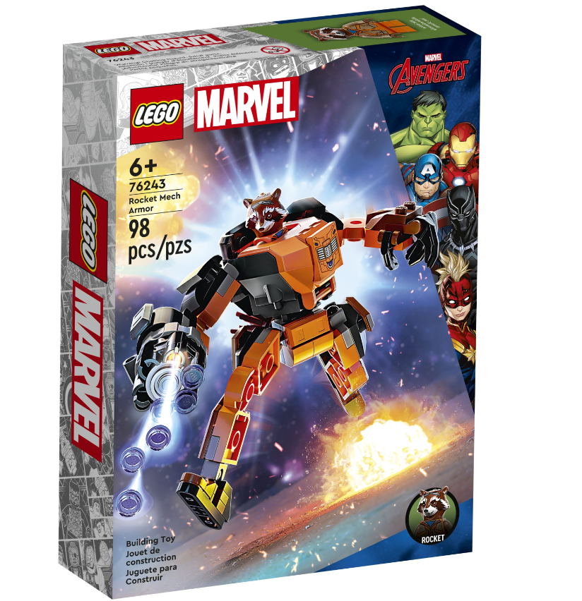 Конструктор Lego Super Heroes Робоброня Єнота Ракети