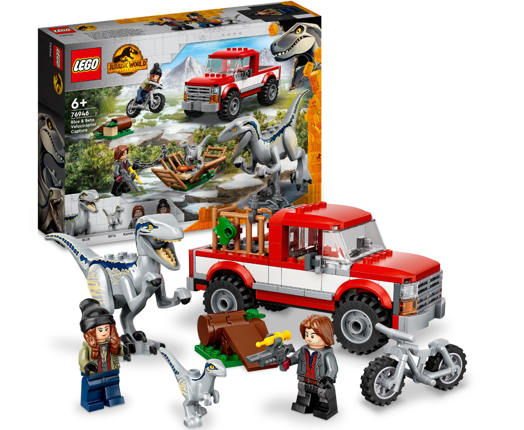 Конструктор Lego Jurassic World Блу та впіймання бета-велоцираптора фото №2