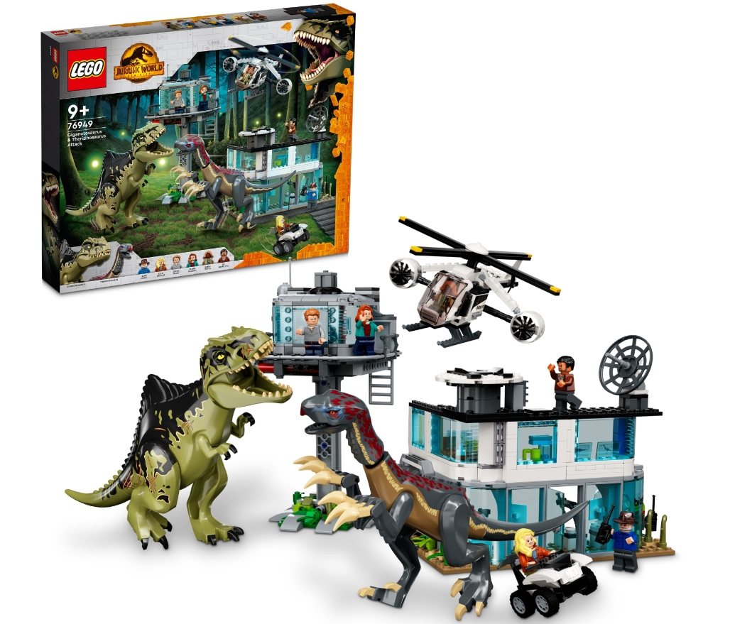 Конструктор Lego Jurassic World Атака гігантозавра та теризинозавра фото №3