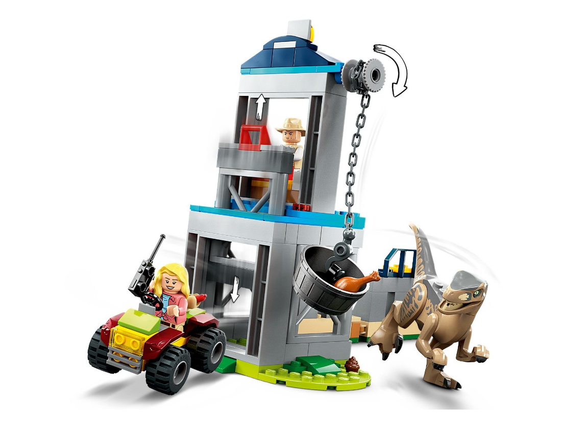 Конструктор Lego Jurassic Park Втеча велоцираптора фото №3