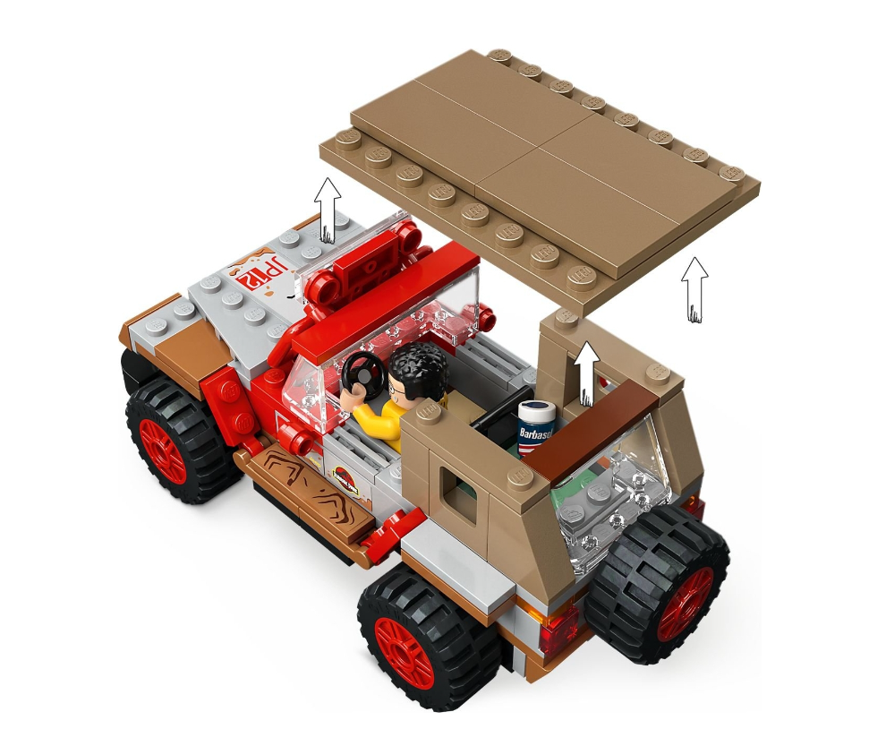 Конструктор Lego Jurassic Park Засідка дилофозавра фото №5