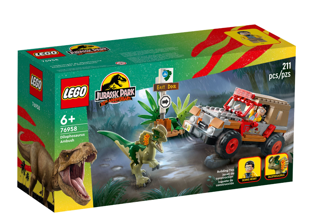 Конструктор Lego Jurassic Park Засідка дилофозавра