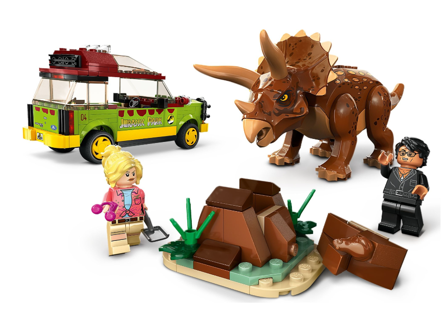 Конструктор Lego Jurassic Park Дослідження трицератопсів фото №3