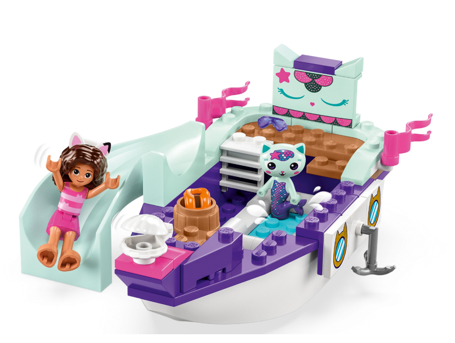 Конструктор Lego Gabby's Dollhouse Корабель і спа Ґаббі й Нявки фото №4